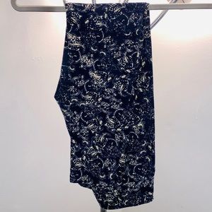 Navy blue/Cream OS Lularoe Leggings